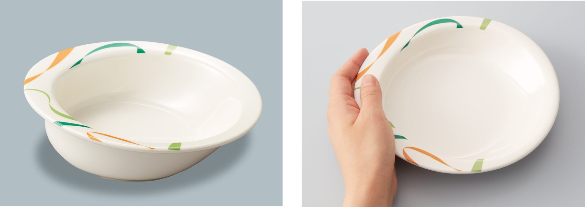 画像:ユニバーサルデザイン食器